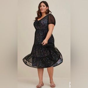 TORRID black layered dress STILL IN BAG NWT